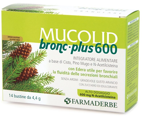 MUCOLID BRONC PLUS 600 14 BUSTINE - Farmacia Artemisia di Montecuollo Dott. Angelo snc