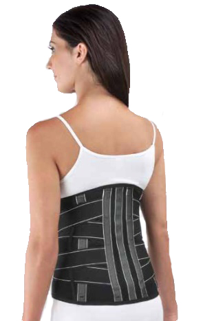 CORSETTO ELASTICO IN-CROSS ALTEZZA 33 CM NERO MEDIUM - Farmacia Artemisia di Montecuollo Dott. Angelo snc