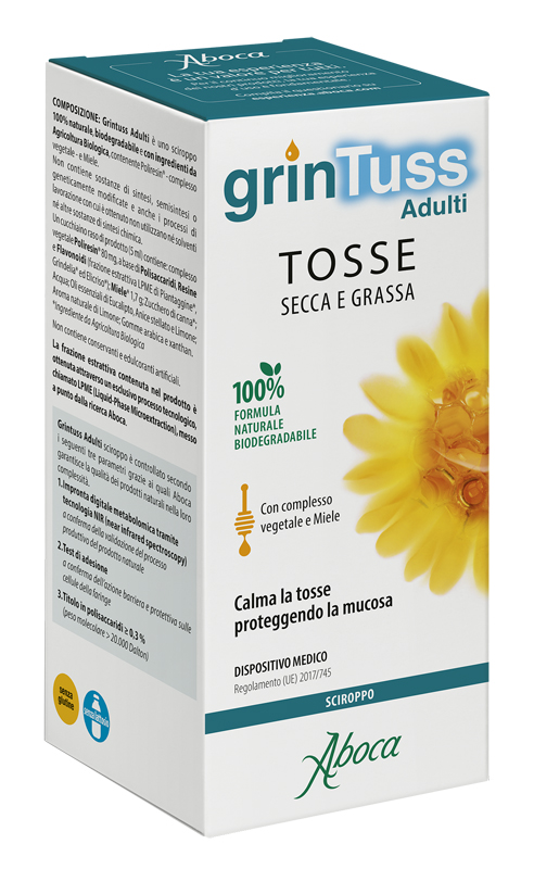 GRINTUSS ADULTI SCIROPPO 180 G - Farmacia Artemisia di Montecuollo Dott. Angelo snc