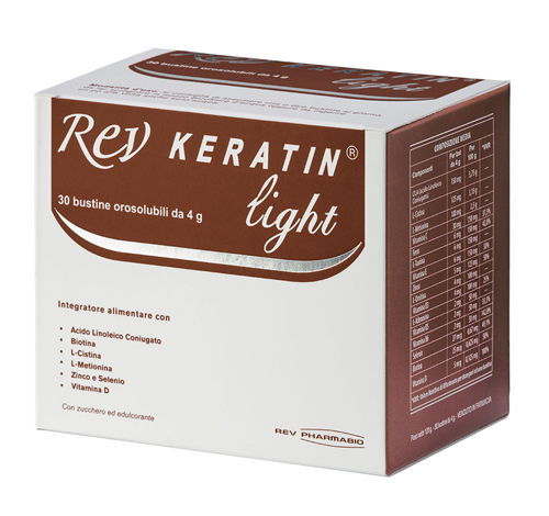 REV KERATIN LIGHT 30 BUSTE 120 G - Farmacia Artemisia di Montecuollo Dott. Angelo snc
