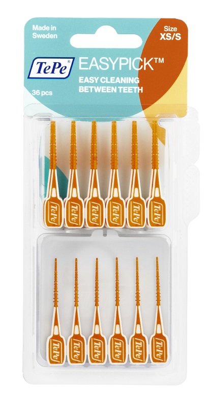 TEPE SCOVOLINI EASYPICK EXTRASMALL/SMALL ARANCIONE 36 PEZZI - Farmacia Artemisia di Montecuollo Dott. Angelo snc