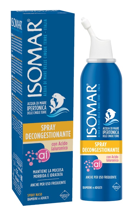 ISOMAR SPRAY DECONGESTIONANTE ACIDO IALURONICO 100 ML - Farmacia Artemisia di Montecuollo Dott. Angelo snc