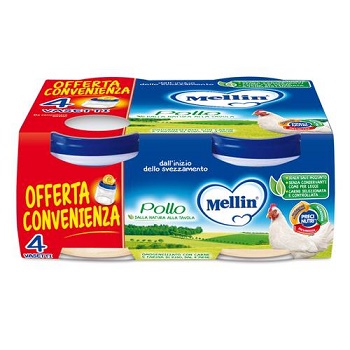 MELLIN OMOGENEIZZATO POLLO 4X80 G - Farmacia Artemisia di Montecuollo Dott. Angelo snc