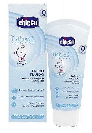 CHICCO TALCO FLUIDO NATURAL SENSATION 100 ML - Farmacia Artemisia di Montecuollo Dott. Angelo snc