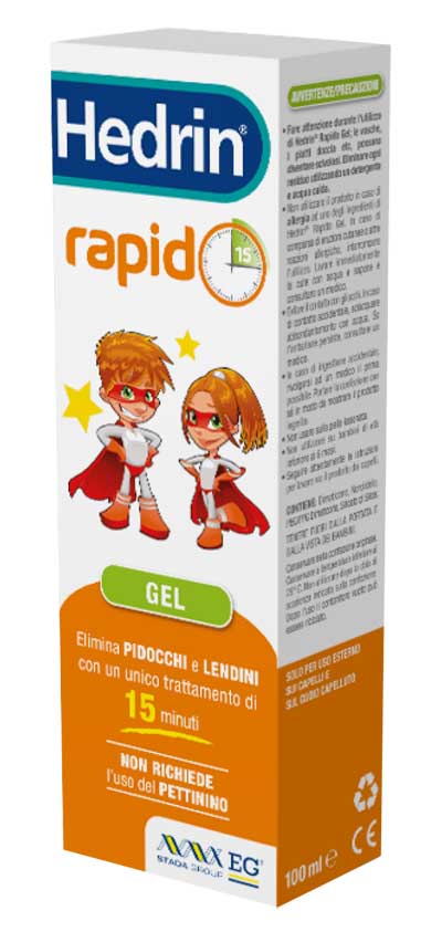 HEDRIN RAPIDO LIQUIDO GEL 100 ML - Farmacia Artemisia di Montecuollo Dott. Angelo snc