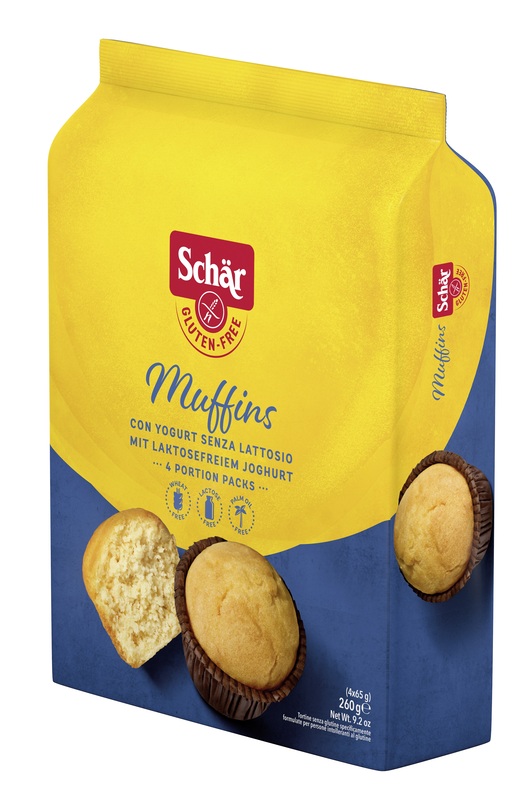 SCHAR MUFFINS SENZA LATTOSIO 4 PORZIONI DA 65 G - Farmacia Artemisia di Montecuollo Dott. Angelo snc