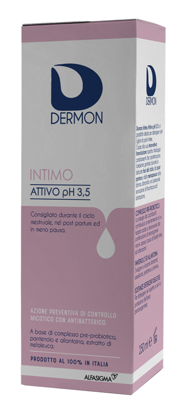 DERMON INTIMO ATTIVO PH 3,5 250 ML - Farmacia Artemisia di Montecuollo Dott. Angelo snc