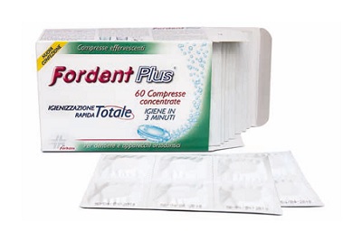 FORDENT PLUS 60 COMPRESSE CONCENTRATE PER DENTIERE E APPARECCHI ORTODONTICI - Farmacia Artemisia di Montecuollo Dott. Angelo snc