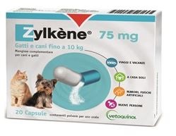 ZYLKENE CANI E GATTI FINO A 10KG 20 CAPSULE 75 MG - Farmacia Artemisia di Montecuollo Dott. Angelo snc