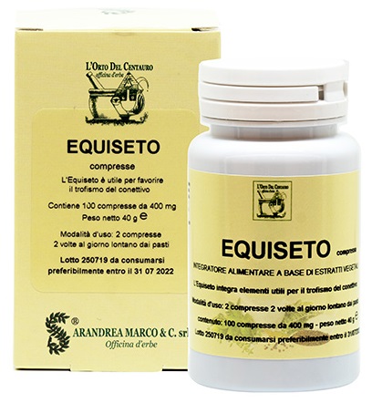 EQUISETO 400 MACERATO GLICERICO 100  COMPRESSE - Farmacia Artemisia di Montecuollo Dott. Angelo snc