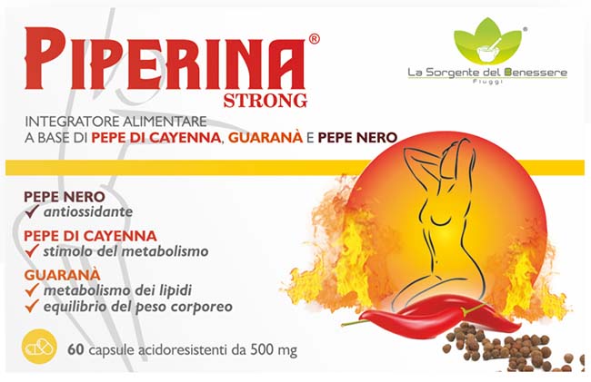 PIPERINA STRONG 60 CAPSULE - Farmacia Artemisia di Montecuollo Dott. Angelo snc