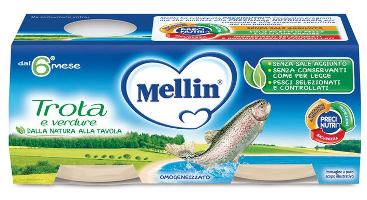 MELLIN OMOGENEIZZATO TROTA 2 X 80 G - Farmacia Artemisia di Montecuollo Dott. Angelo snc