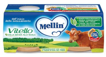 MELLIN OMOGENEIZZATO VITELLO 2 X 80 G - Farmacia Artemisia di Montecuollo Dott. Angelo snc