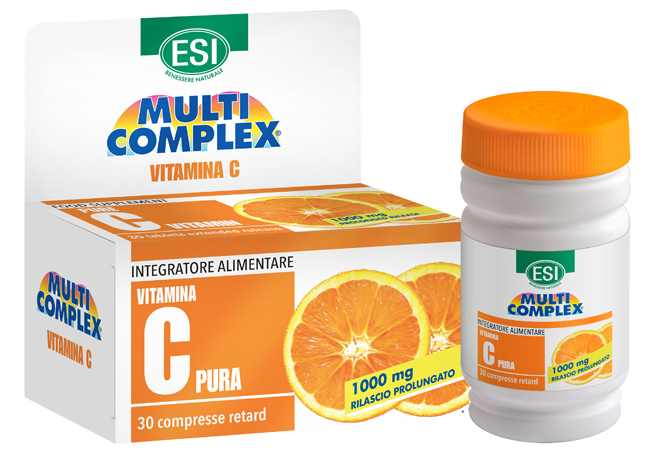 ESI MULTICOMPLEX VITAMINA C PURA 1000 MG RETARD 30 COMPRESSE - Farmacia Artemisia di Montecuollo Dott. Angelo snc