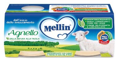 MELLIN OMOGENEIZZATO AGNELLO 2 PEZZI X 80 G - Farmacia Artemisia di Montecuollo Dott. Angelo snc
