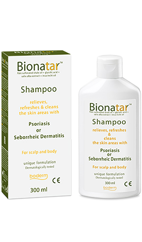 BIONATAR SHAMPOO INDICATO IN PRESENZA DI SINTOMI DI PSORIASI O DERMATITE SEBORROICA 300 ML CE - Farmacia Artemisia di Montecuollo Dott. Angelo snc