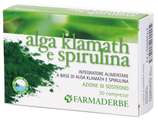 ALGA KLAMATH E SPIRULINA 30 COMPRESSE - Farmacia Artemisia di Montecuollo Dott. Angelo snc