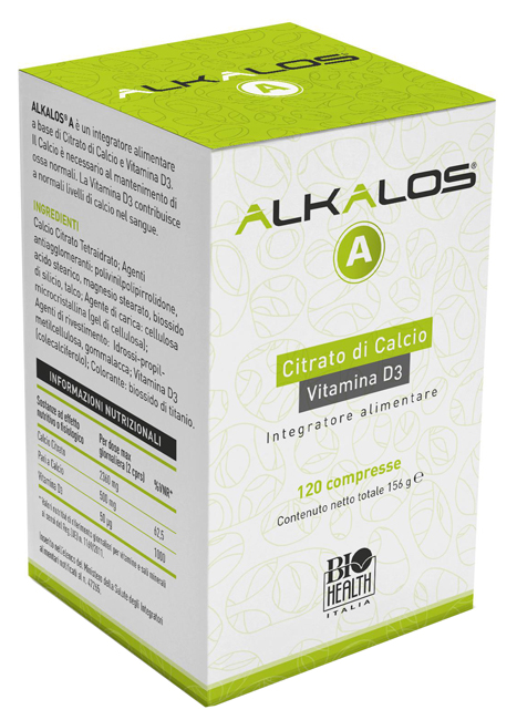 ALKALOS A 120 COMPRESSE - Farmacia Artemisia di Montecuollo Dott. Angelo snc