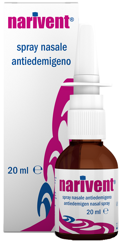 SPRAY NASALE ANTIEDEMIGENO NARIVENT FLACONE 20 ML - Farmacia Artemisia di Montecuollo Dott. Angelo snc