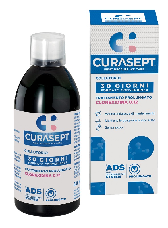 CURASEPT ADS COLLUTORIO 0,12 500 ML - Farmacia Artemisia di Montecuollo Dott. Angelo snc