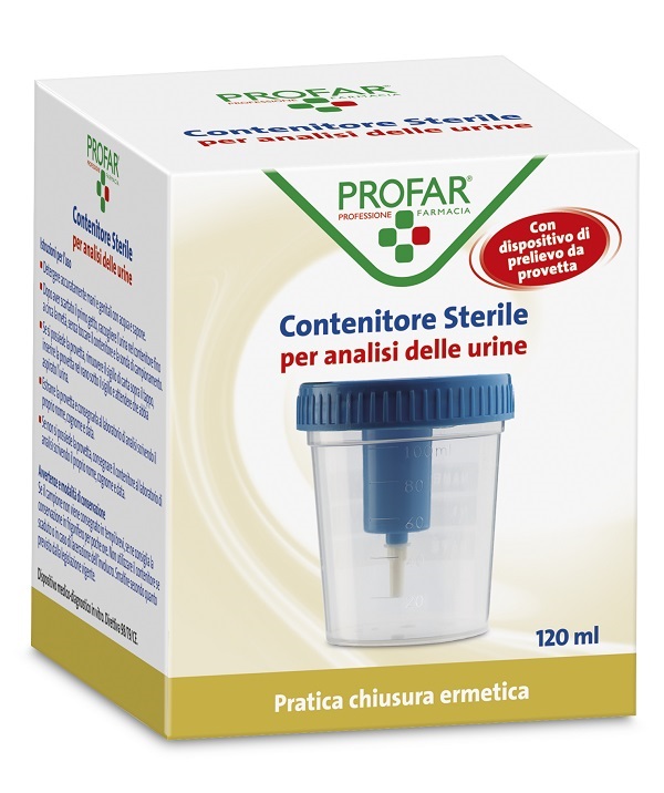 CONTENITORE URINE PROFAR CON TAPPO DI SICUREZZA 120ML - Farmacia Artemisia di Montecuollo Dott. Angelo snc