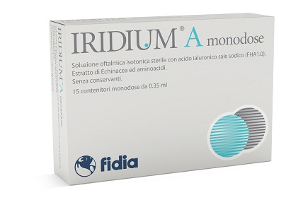 IRIDIUM A MONODOSE GOCCE OCULARI 15 FLACONCINI 0,35 ML - Farmacia Artemisia di Montecuollo Dott. Angelo snc
