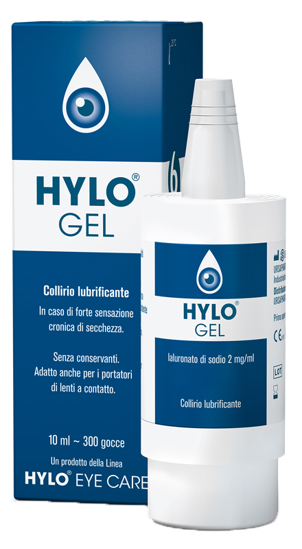 HYLO-GEL COLLIRIO LUBRIFICANTE ACIDO IALURONICO 0,2% 10 ML - Farmacia Artemisia di Montecuollo Dott. Angelo snc
