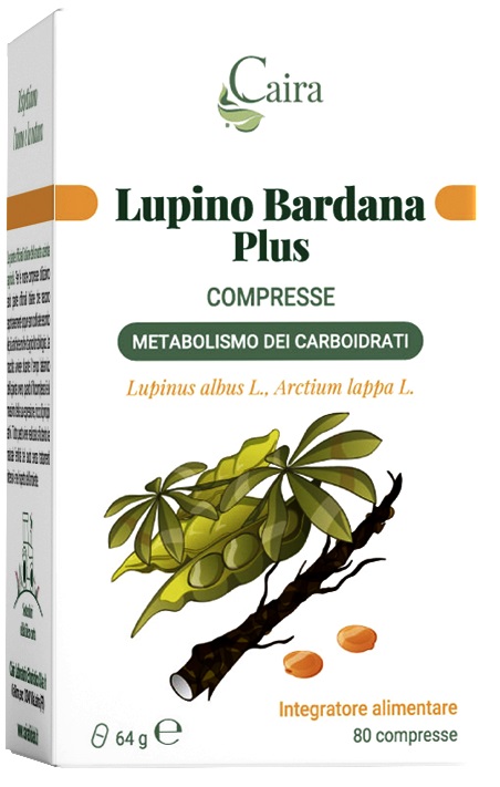 CAIRA LUPINO BARDANA PLUS 80 COMPRESSE DA 0,8 G - Farmacia Artemisia di Montecuollo Dott. Angelo snc