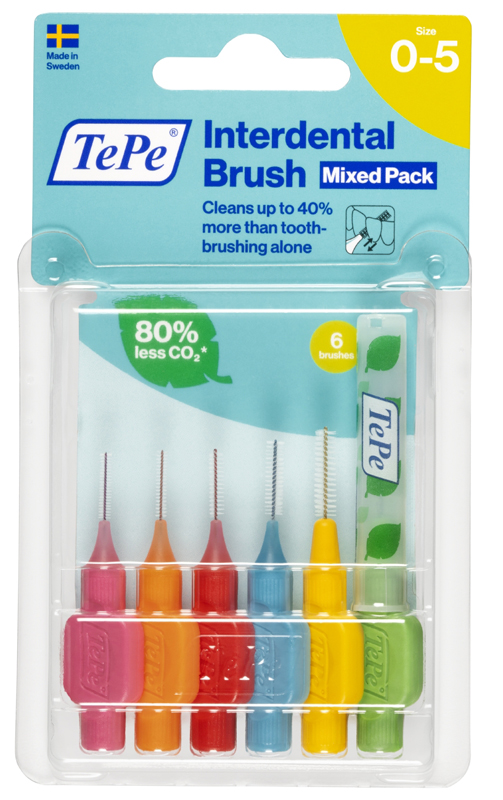 TEPE SCOVOLINI MISTI ROSA/VERDE 6 PEZZI - Farmacia Artemisia di Montecuollo Dott. Angelo snc