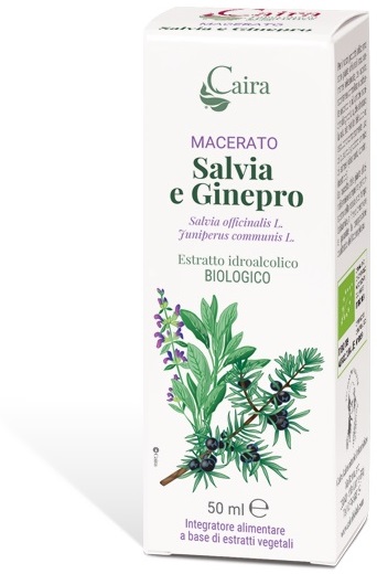 CAIRA SALVIA E GINEPRO MACERATO IDROALCOLICO BIO GOCCE 50 ML - Farmacia Artemisia di Montecuollo Dott. Angelo snc