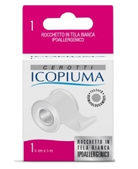 ICOPIUMA CEROTTO IN ROCCHETTO BIANCO CM 5X500 CM - Farmacia Artemisia di Montecuollo Dott. Angelo snc