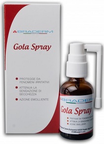 GOLA SPRAY 30 ML BRADERM - Farmacia Artemisia di Montecuollo Dott. Angelo snc