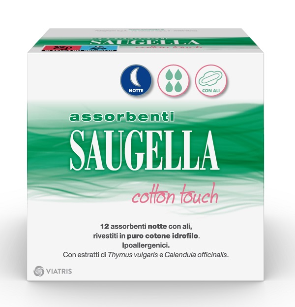 SAUGELLA COTTON TOUCH ASSORBENTI NOTTE 12 PEZZI TAGLIO PREZZO - Farmacia Artemisia di Montecuollo Dott. Angelo snc