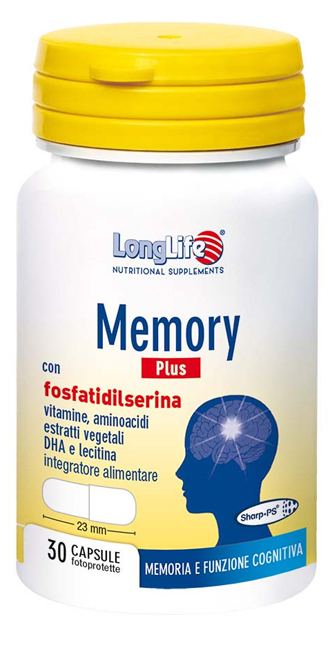 LONGLIFE MEMORY PLUS 30 CAPSULE FOTOPROTETTE - Farmacia Artemisia di Montecuollo Dott. Angelo snc