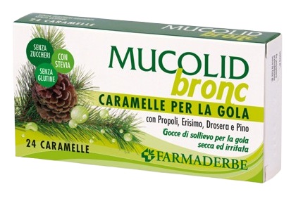 MUCOLID BRONC PROPOLI&PINO 24 CARAMELLE - Farmacia Artemisia di Montecuollo Dott. Angelo snc