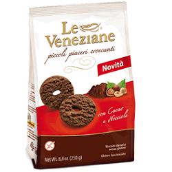 LE VENEZIANE BISCOTTI CACAO/NOCCIOLA 250 G - Farmacia Artemisia di Montecuollo Dott. Angelo snc