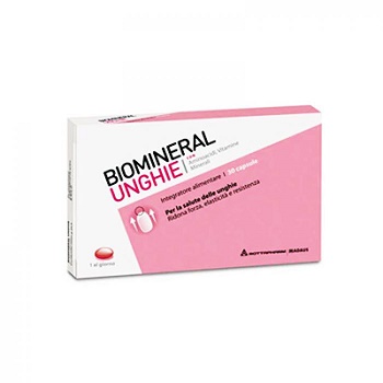 BIOMINERAL UNGHIE 30 CAPSULE TAGLIO PREZZO - Farmacia Artemisia di Montecuollo Dott. Angelo snc