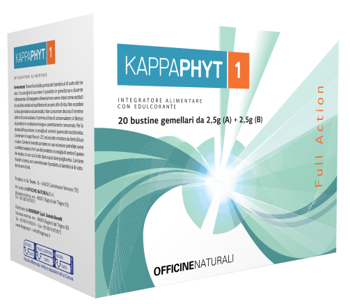 KAPPAPHYT 1 20 BUSTINE GEMELLARI DA 2,5 G A + 2,5 G B - Farmacia Artemisia di Montecuollo Dott. Angelo snc