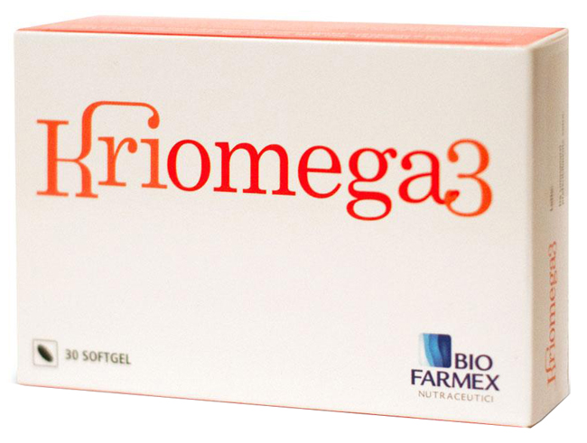 KRIOMEGA 3 30 CAPSULE SOFTGEL - Farmacia Artemisia di Montecuollo Dott. Angelo snc