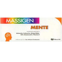 MASSIGEN MENTE 14 FLACONCINI 10 ML - Farmacia Artemisia di Montecuollo Dott. Angelo snc