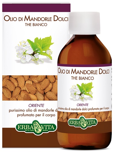 OLIO MANDORLE DOLCI PROFUMATO THE VERDE ORIENTALE 250 ML - Farmacia Artemisia di Montecuollo Dott. Angelo snc