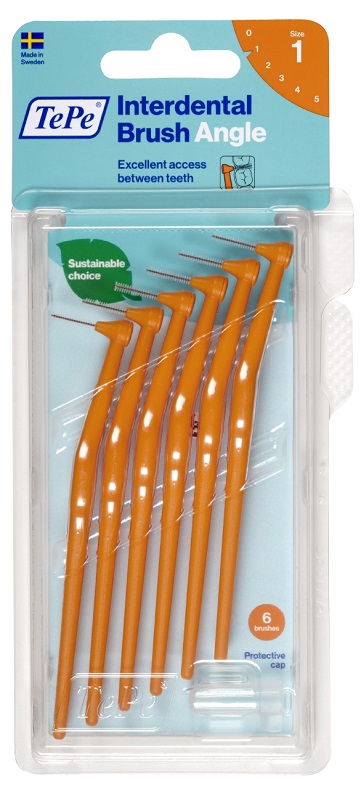 TEPE ANGLE SCOVOLINO ARANCIO 0,45MM 6 PEZZI - Farmacia Artemisia di Montecuollo Dott. Angelo snc