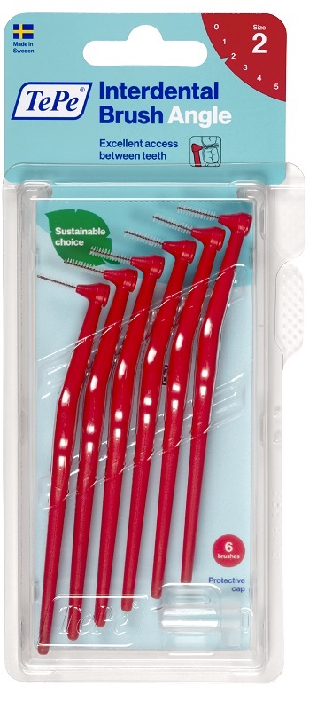 TEPE ANGLE SCOVOLINO ROSSO 0,5MM 6 PEZZI - Farmacia Artemisia di Montecuollo Dott. Angelo snc