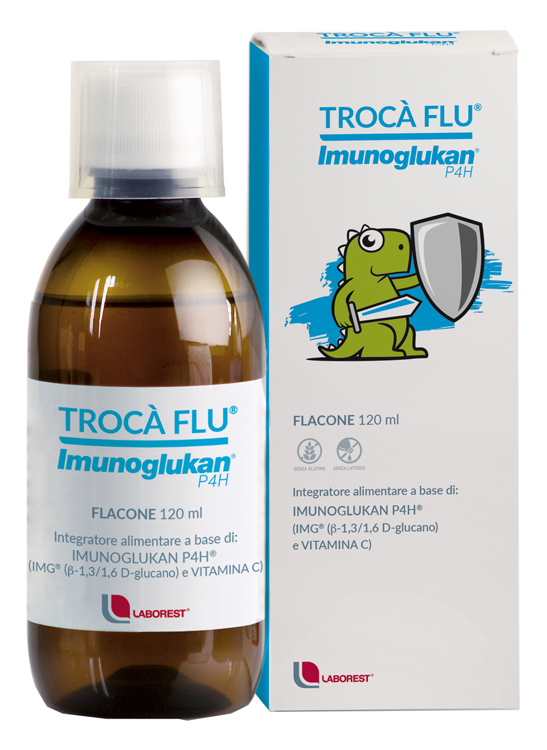 TROCA' FLU' IMUNOGLUKAN FLACONE 120 ML - Farmacia Artemisia di Montecuollo Dott. Angelo snc