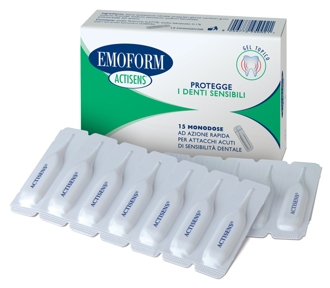 EMOFORM ACTISENS GEL 15 FIALE DA 2 ML - Farmacia Artemisia di Montecuollo Dott. Angelo snc