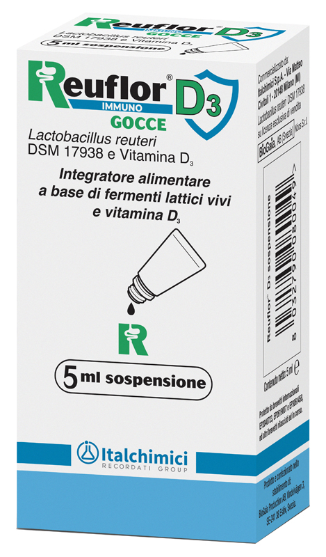 REUFLOR D3 GOCCE 5 ML - Farmacia Artemisia di Montecuollo Dott. Angelo snc