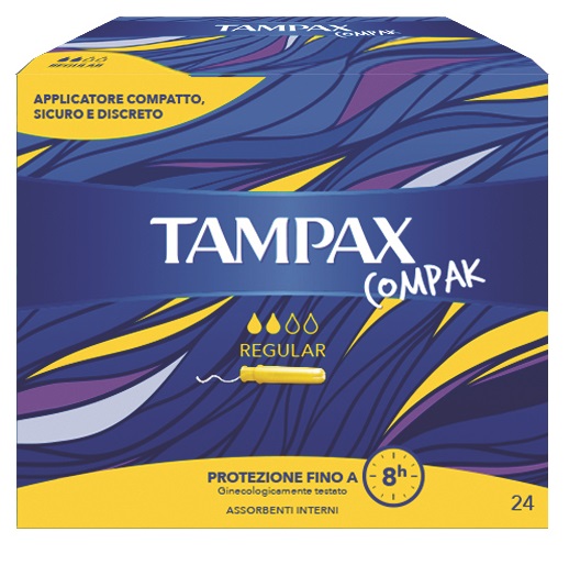 TAMPAX COMPAX REGULAR 24 PEZZI - Farmacia Artemisia di Montecuollo Dott. Angelo snc