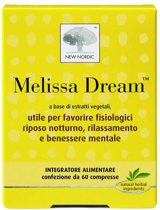 MELISSA DREAM 60 COMPRESSE - Farmacia Artemisia di Montecuollo Dott. Angelo snc