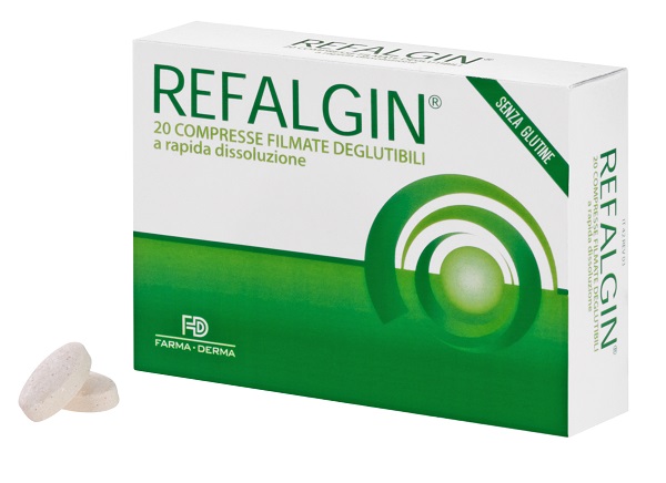 REFALGIN 20 COMPRESSE FILMATE DEGLUTIBILI - Farmacia Artemisia di Montecuollo Dott. Angelo snc