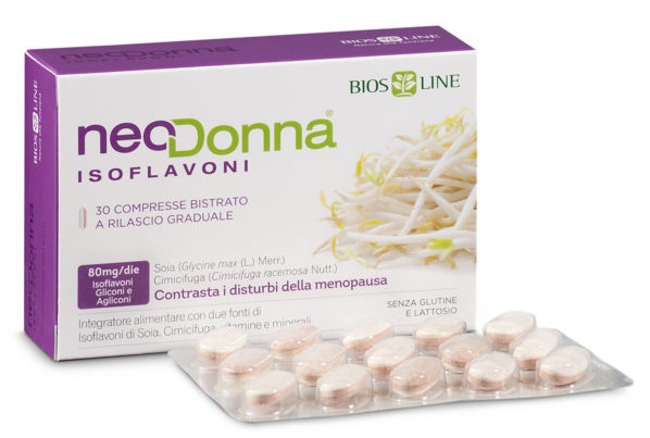 BIOSLINE NEODONNA ISOFLAVONI BISTRATO 30 COMPRESSE - Farmacia Artemisia di Montecuollo Dott. Angelo snc